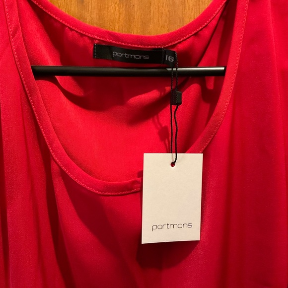 Portman’s Short sleeved red top $15 ❤️ - Picture 2 of 9